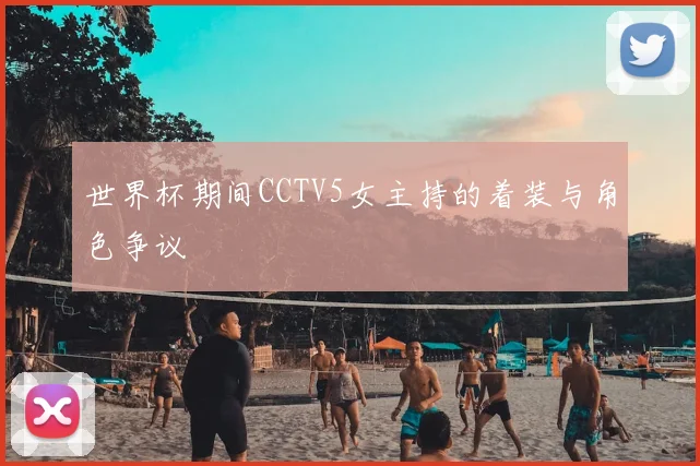 世界杯期间CCTV5女主持的着装与角色争议